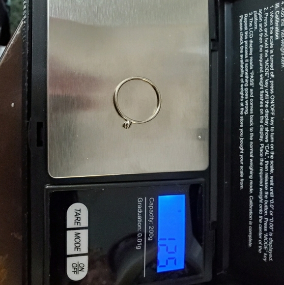 10k stackable Stone ring - Picture 6 of 6